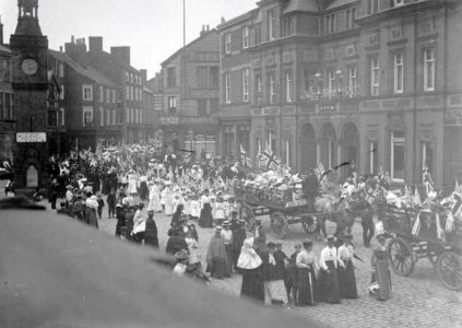 The parade on Empire Day, 24th May 1902